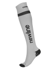 Newline Compression Socks White