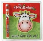 Shamrogues Cow Pen & Notebook